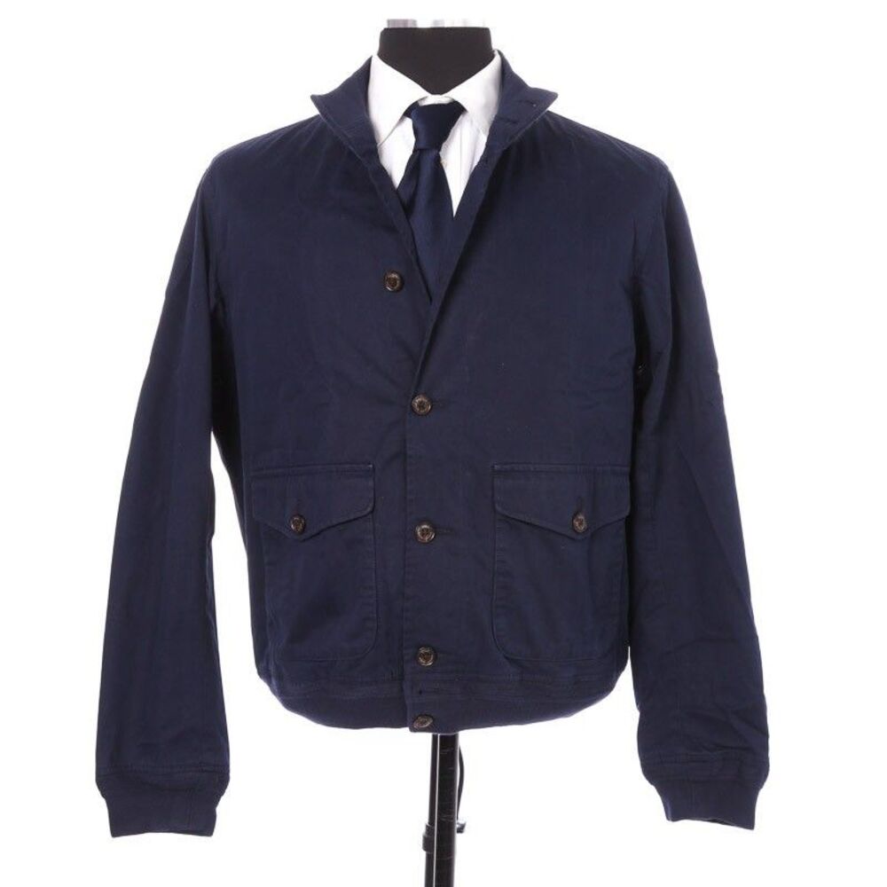 NWT $498 Polo Ralph Lauren Cotton Men's Windowpane Lined Bomber Jacket, Large